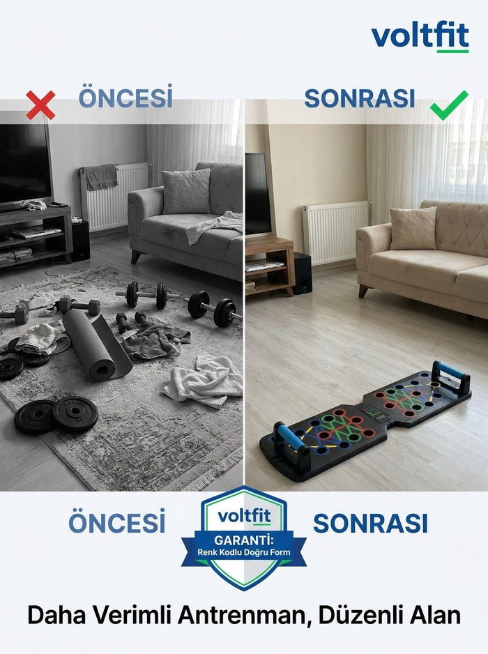 voltfit Ekranlı Şınav Tahtası 7