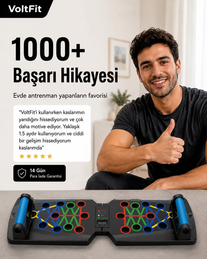 Voltfit Ekranlı Şınav Tahtası
